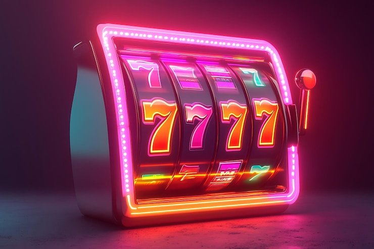 Meja video poker bernuansa futuristik